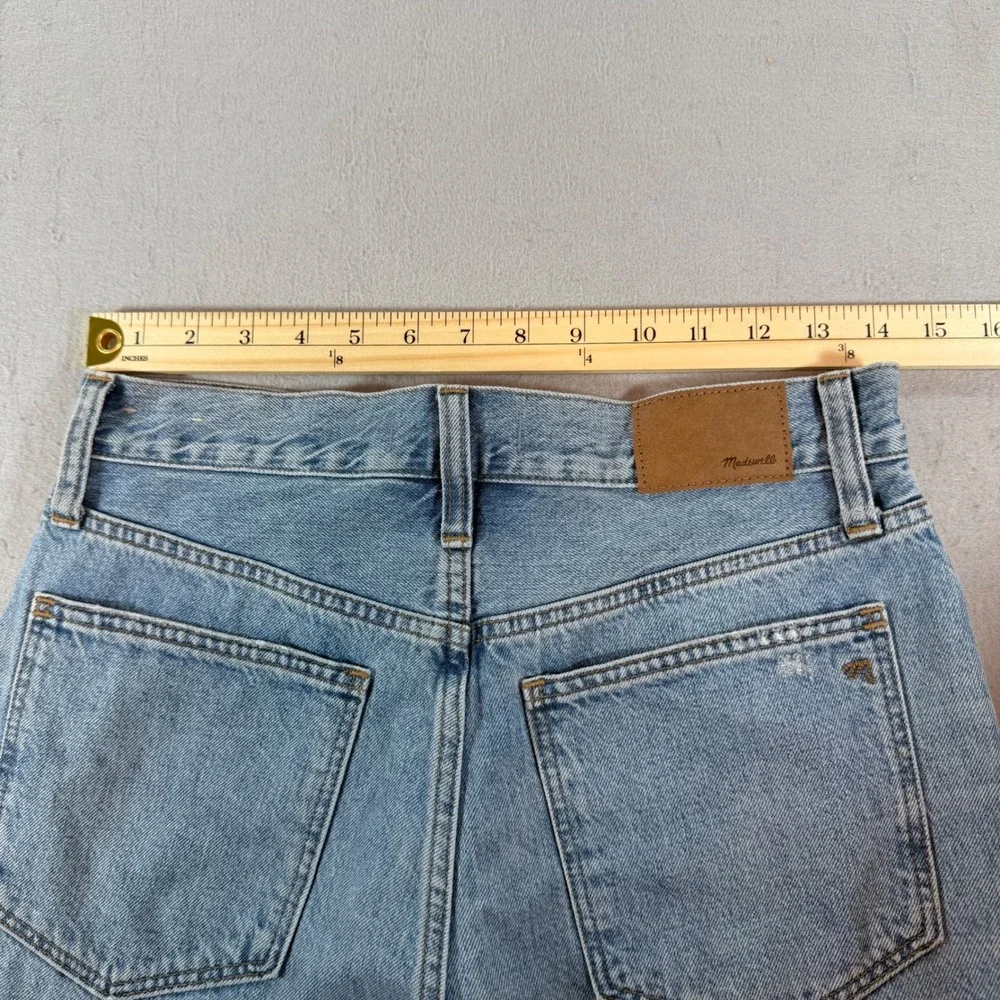 Madewell Perfect Vintage Straight Jeans Womens 27 Distressed